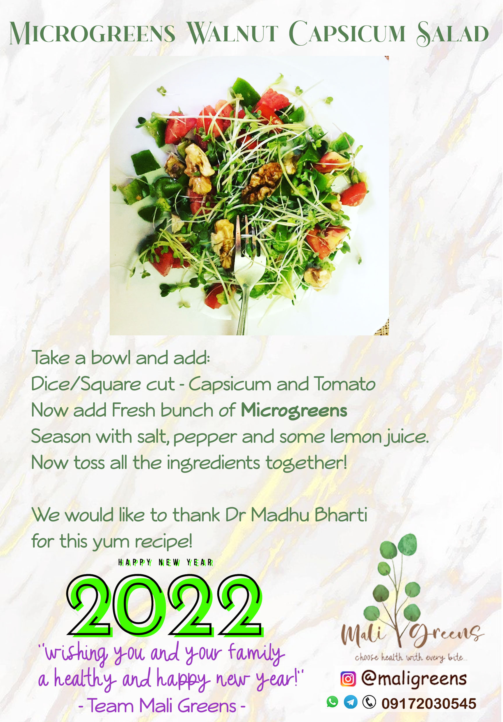 Recipes – Mali Greens